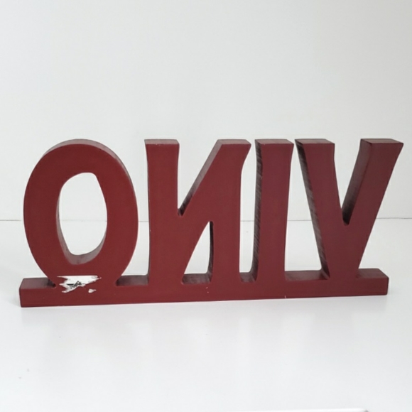 Vino Wine Wooden Sign Decor - Picture 5 of 5